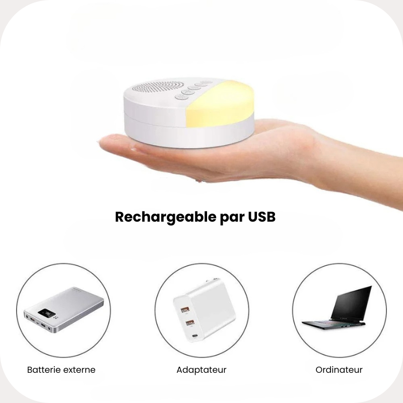 Veilleuse à bruit blanc