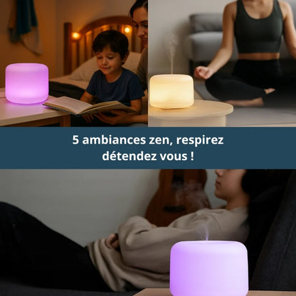 diffuseur d'huiles essentielles LED Bluetooth