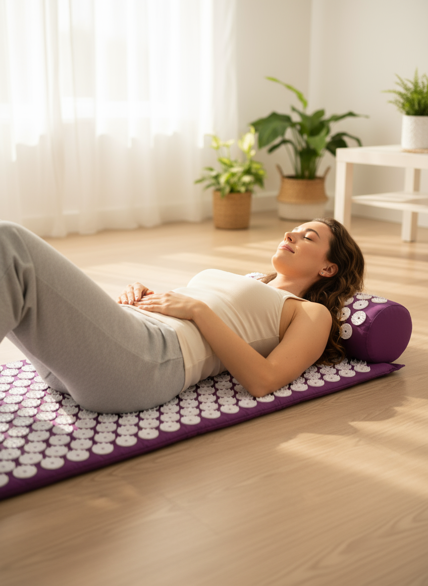 Yoga tapis de massage acupression