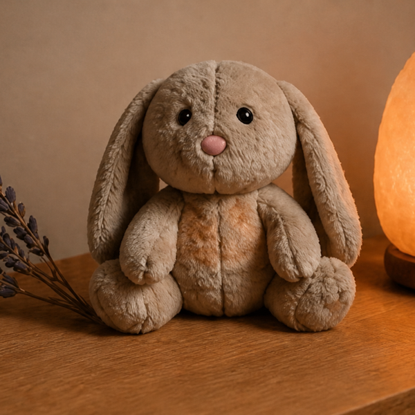Lapin peluche qui respire