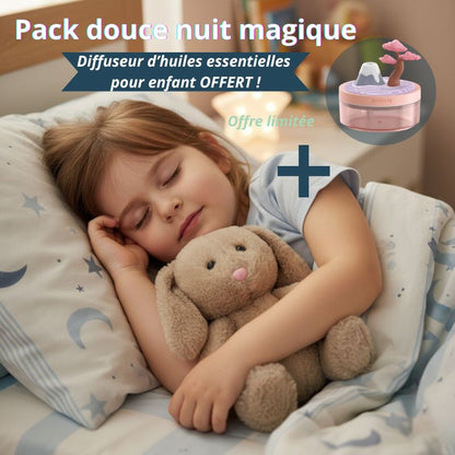 Lapin peluche qui respire