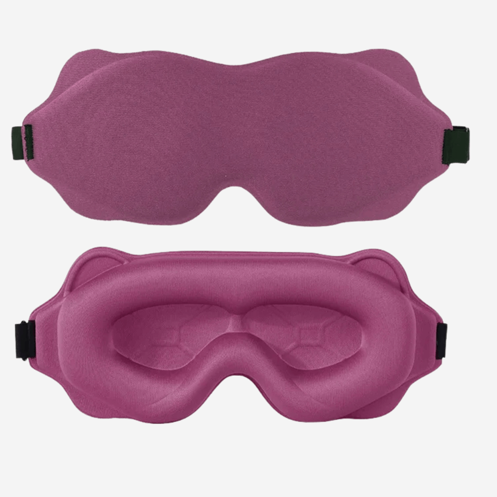 masque de sommeil violet