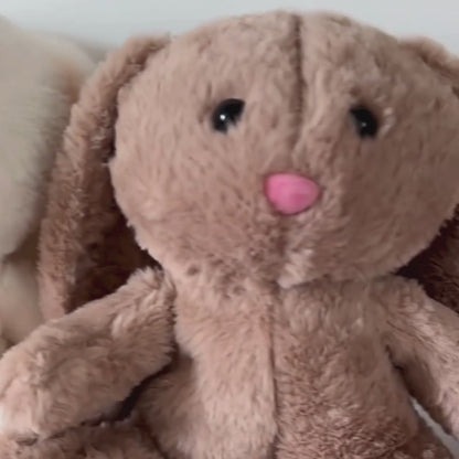 Lapin peluche qui respire